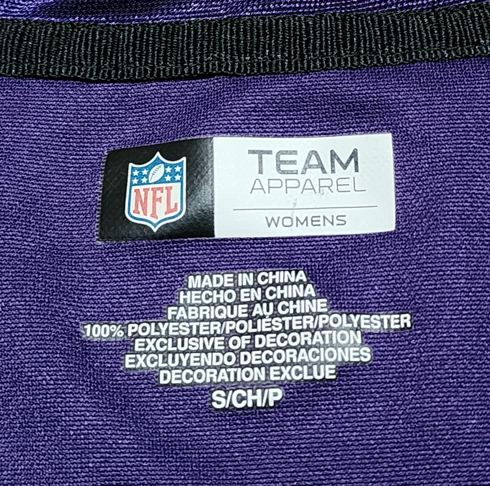 NFL Women's Purple and White Ravens Jersey - Picture 6 of 7